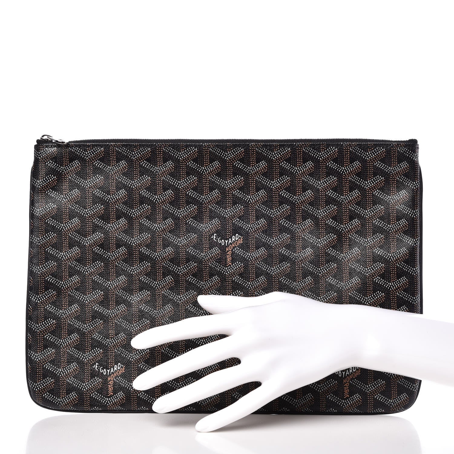 Goyard Goyardine Senat Pochette MM Black 2 of 8