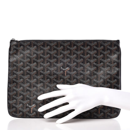 Goyard Goyardine Senat Pochette MM Black 2 of 8