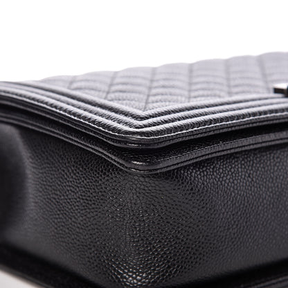 Chanel Caviar Quilted New Medium Boy Flap Black 8 of 11