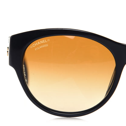 Chanel Crystal CC Polarized Stingray Sunglasses 5273-Q Black 7 of 7