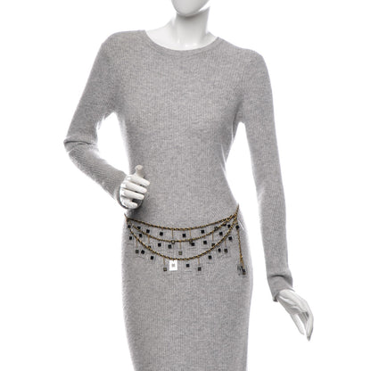 Chanel Lucite CC Chain Belt Black Gold 2 of 4