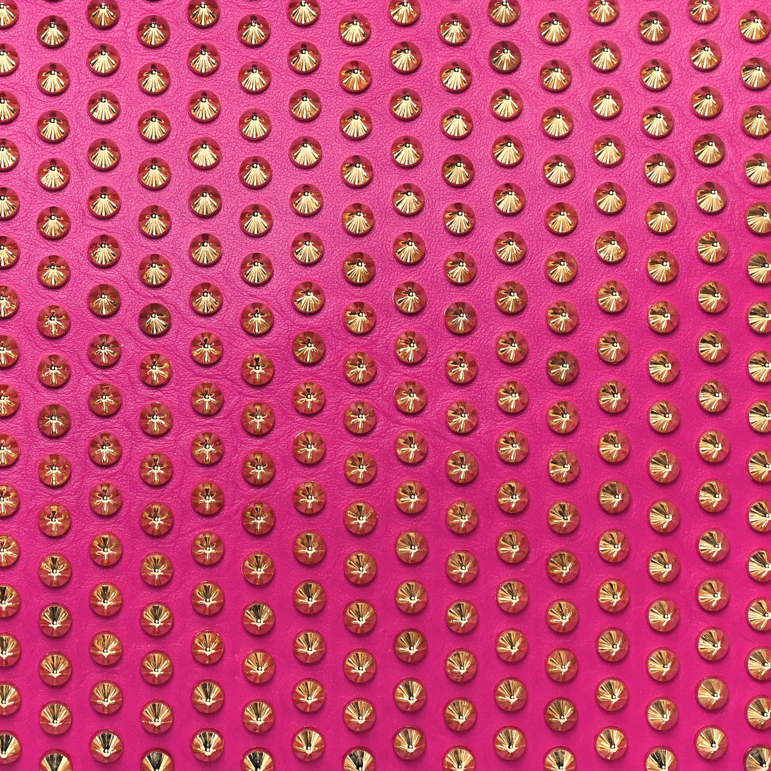 Christian Louboutin Calfskin Studded Loubiposh Chain Clutch Rose Indien Gold 6 of 11