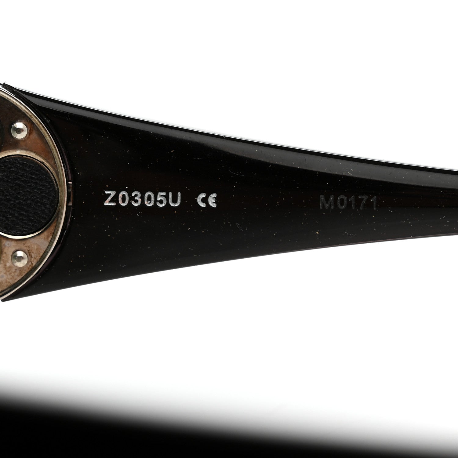 Louis Vuitton Jasmine Shield Sunglasses Z03050U Black Silver 6 of 7