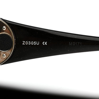 Louis Vuitton Jasmine Shield Sunglasses Z03050U Black Silver 6 of 7