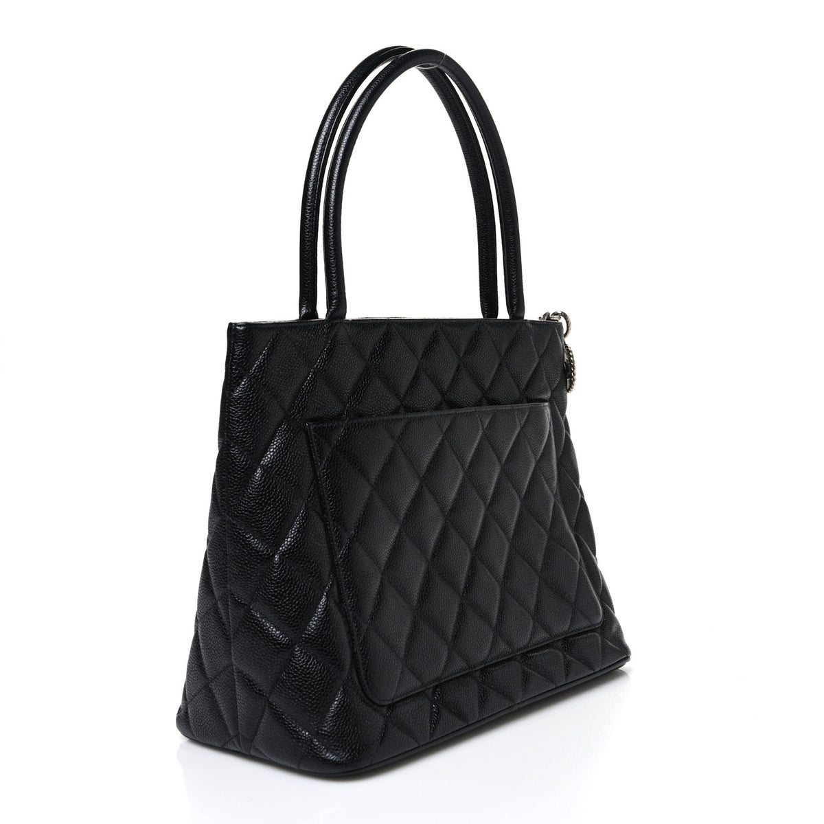 Chanel Caviar Quilted Medallion Tote Black 3 of 11