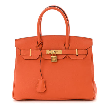 Hermes Togo Birkin 30 Feu 1 of 13