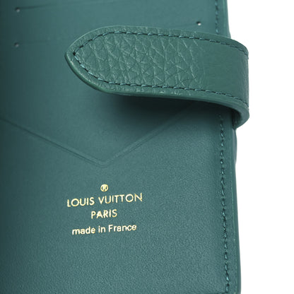 Louis Vuitton Taurillon Capucines Vertical Compact Wallet Green 7 of 8