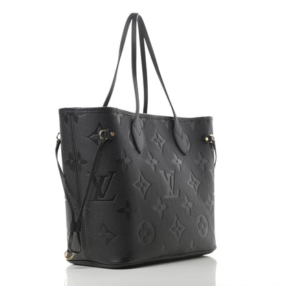 Louis Vuitton Empreinte Monogram Giant Neverfull MM Black 4 of 11