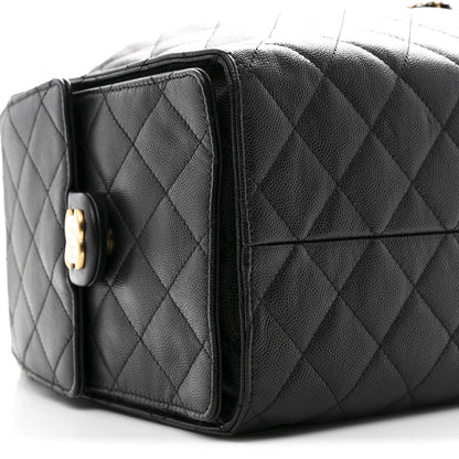 Chanel Caviar Quilted Medium Chanel 25 Handbag Black 11 of 14