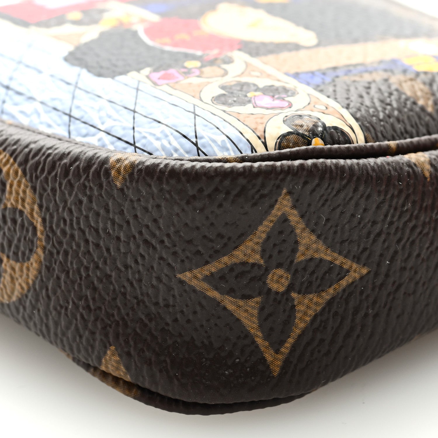 Louis Vuitton Monogram 2021 Christmas Animation London Mini Pochette Accessories Red 8 of 8