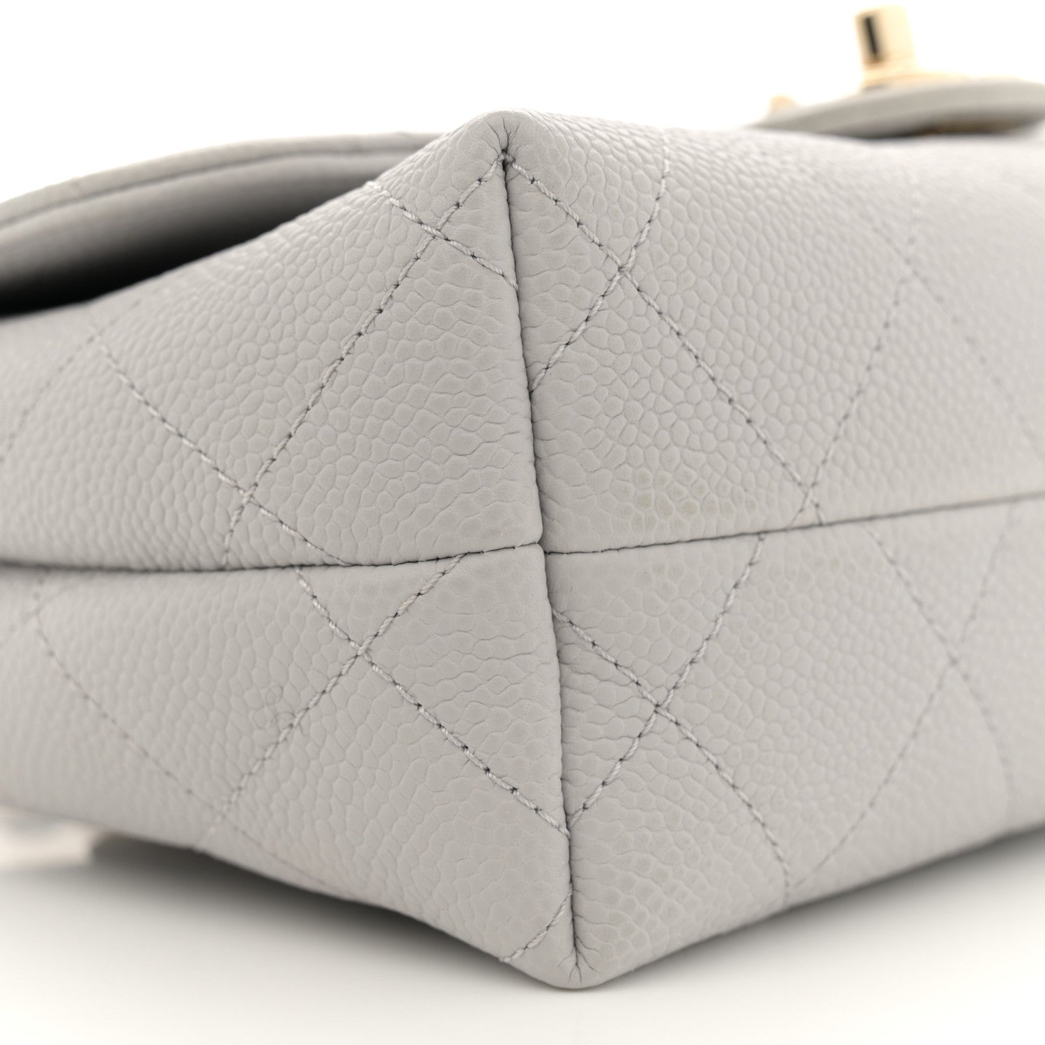 Chanel Caviar Quilted Small City Walk Flap Light Grey 9 of 13