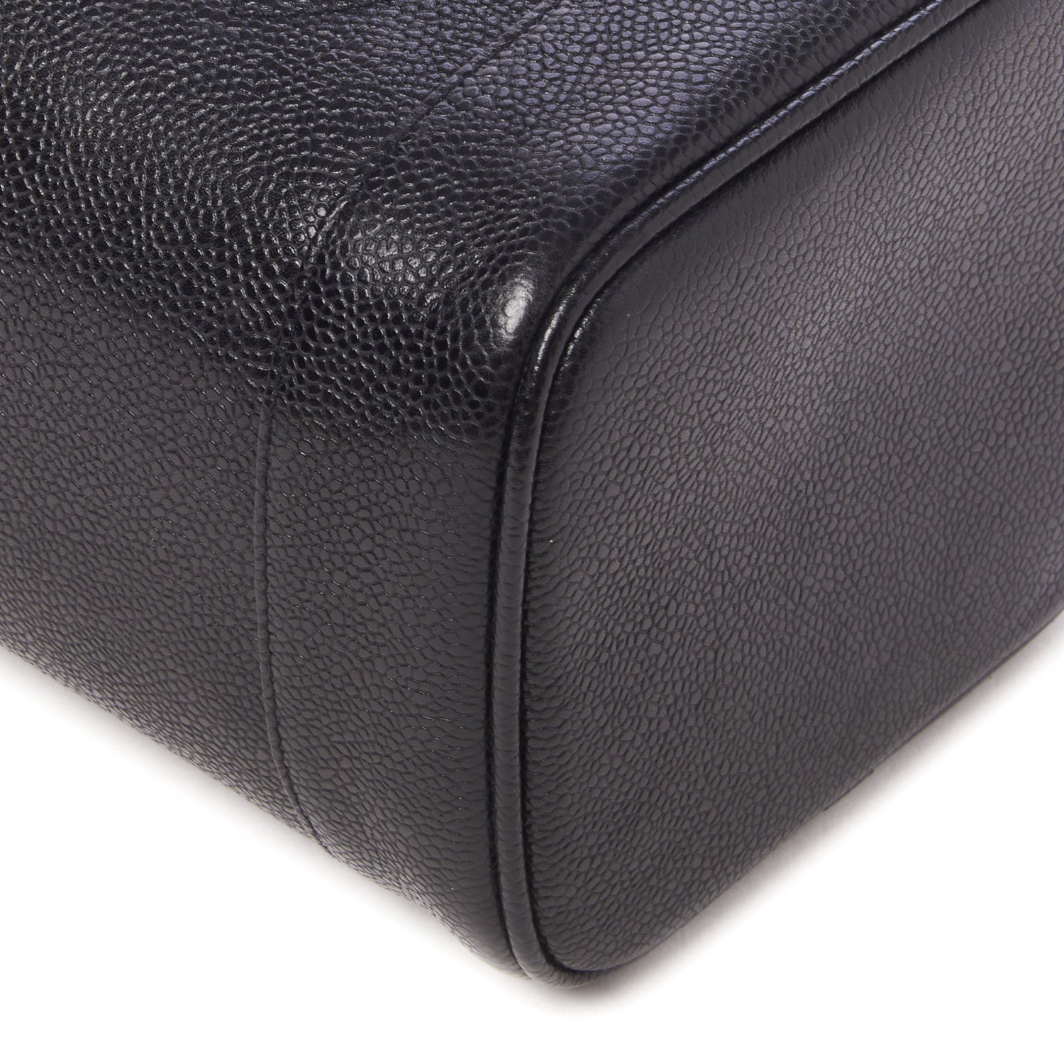 Chanel Caviar Vanity Cosmetic Case Black 7 of 10