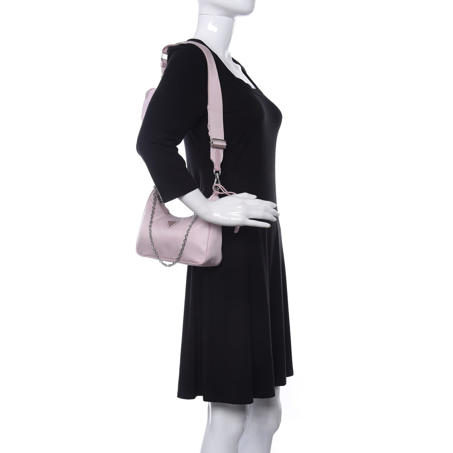 Nylon Re-Edition 2005 Shoulder Bag Alabastro