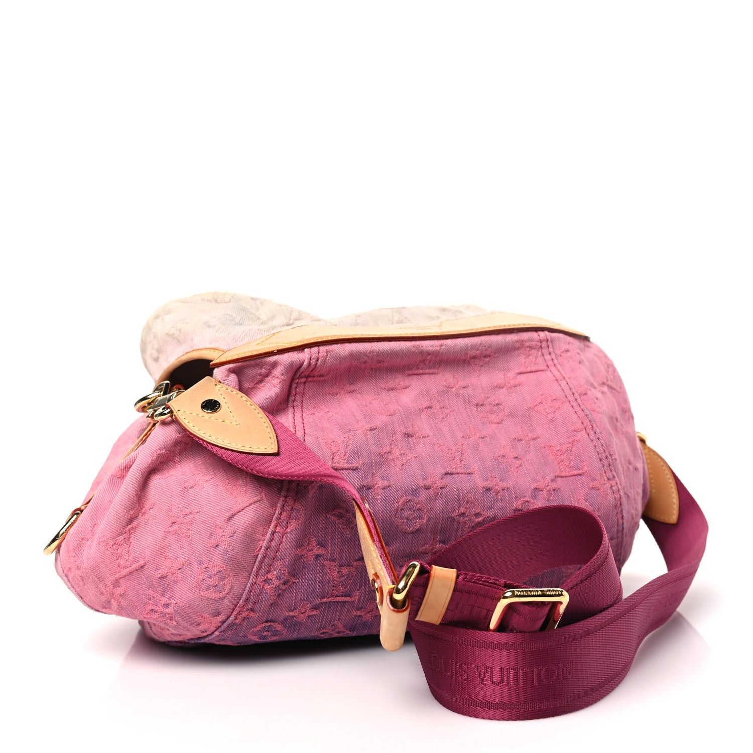 Louis Vuitton Denim Sunshine NM Messenger Rouge Fauviste 3 of 9