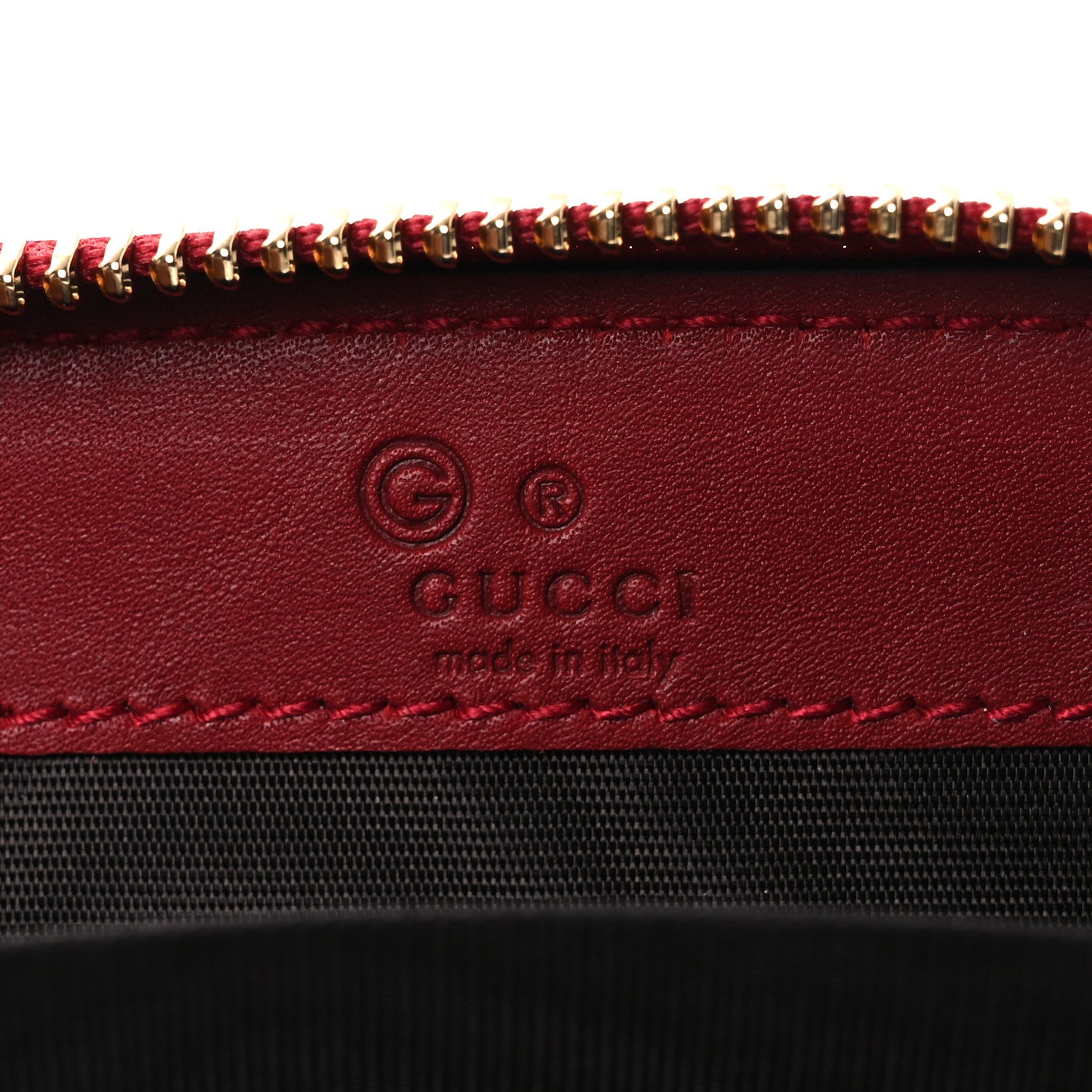 Gucci Microguccissima Zip Around Key Case Red 6 of 8