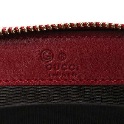 Gucci Microguccissima Zip Around Key Case Red 6 of 8