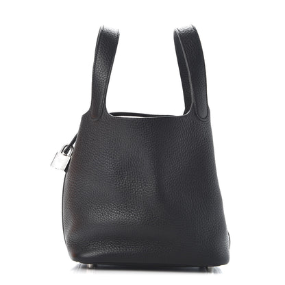 Hermes Taurillon Clemence Picotin Lock 18 PM Black 1 of 9