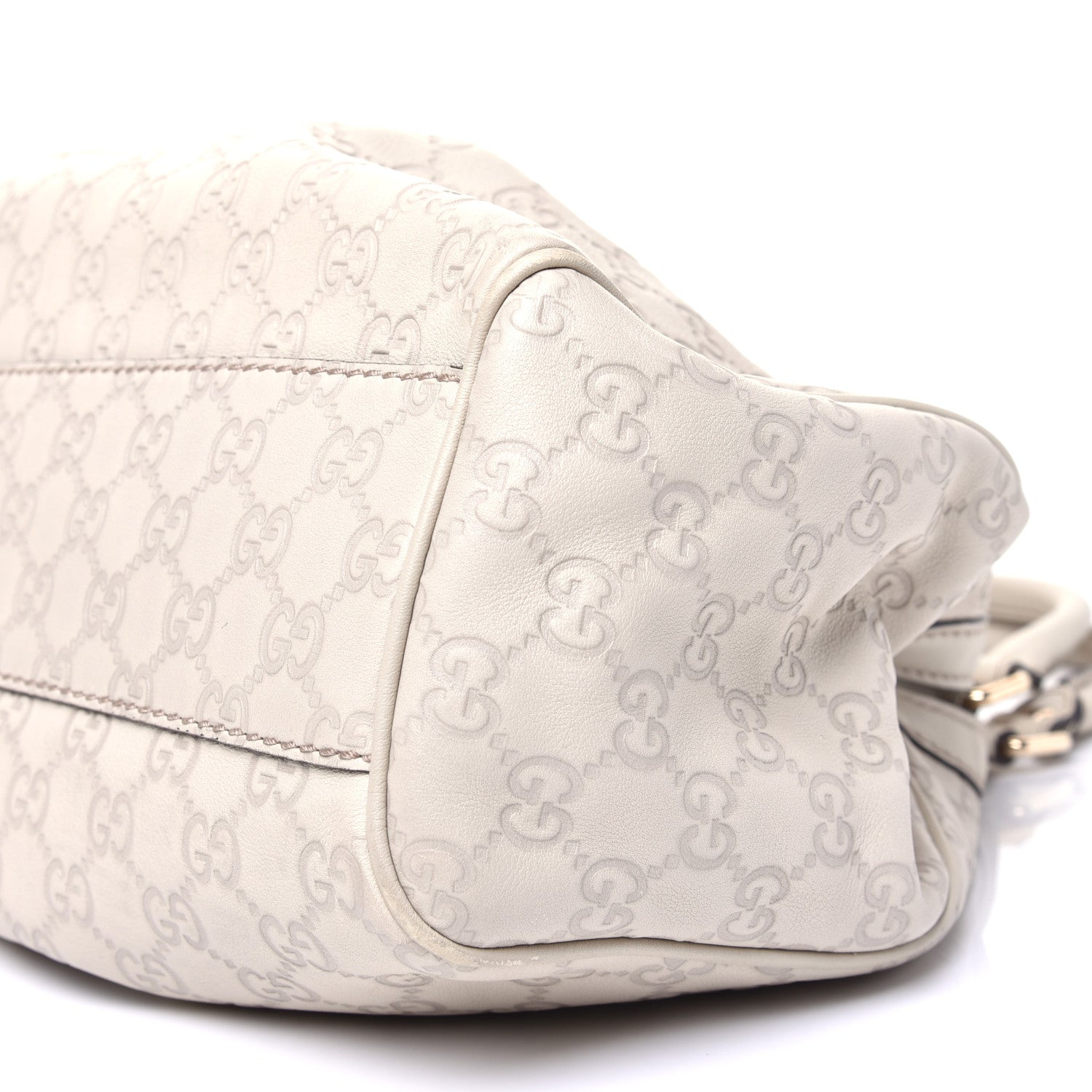 Gucci Guccissima Medium Sukey Tote Mystic White 6 of 10
