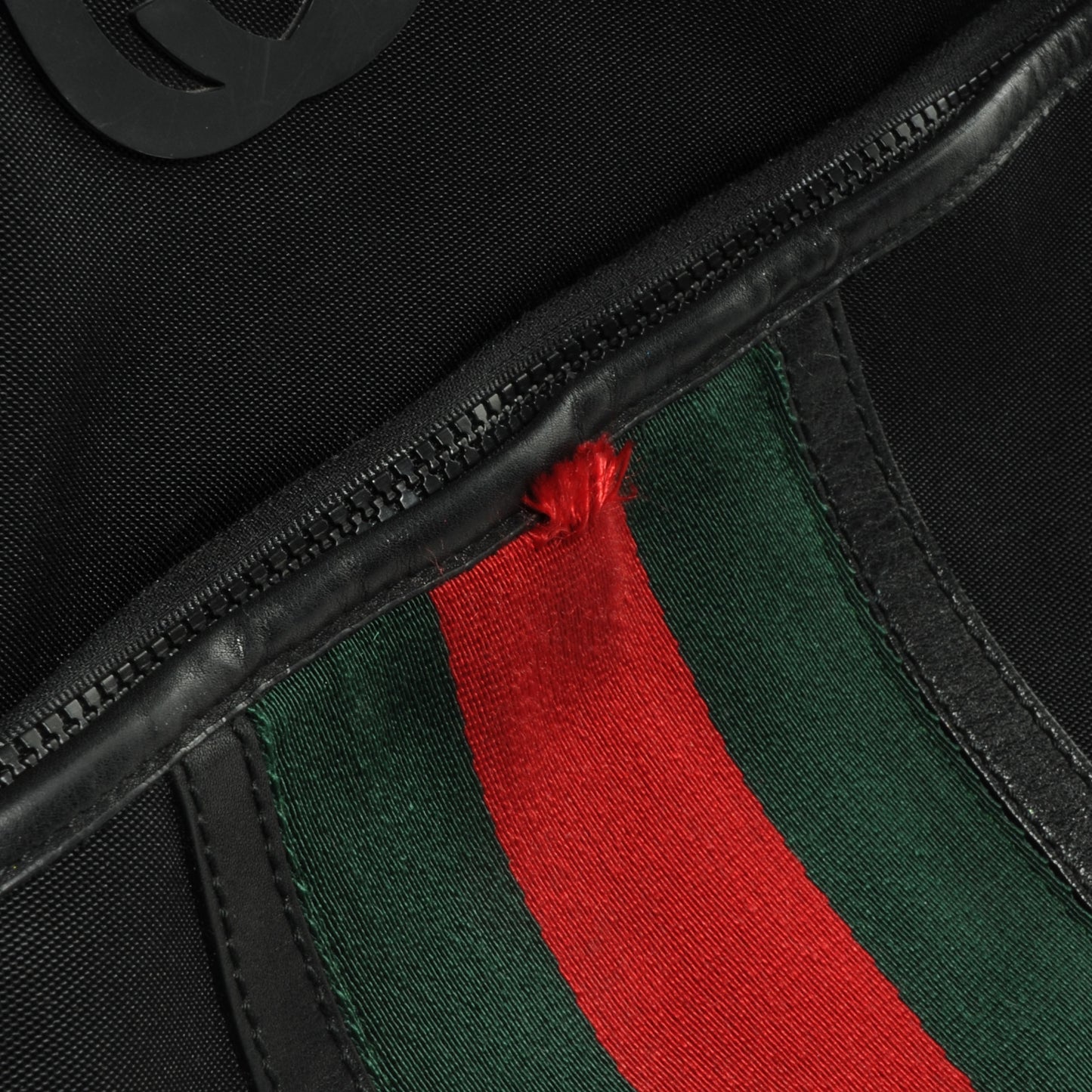 Canvas Large Parana Web Duffle Bag Black