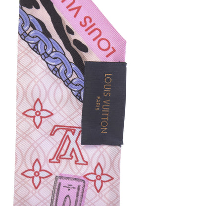 Louis Vuitton Silk Monogram Bubblegram BB Bandeau Blush 2 of 4