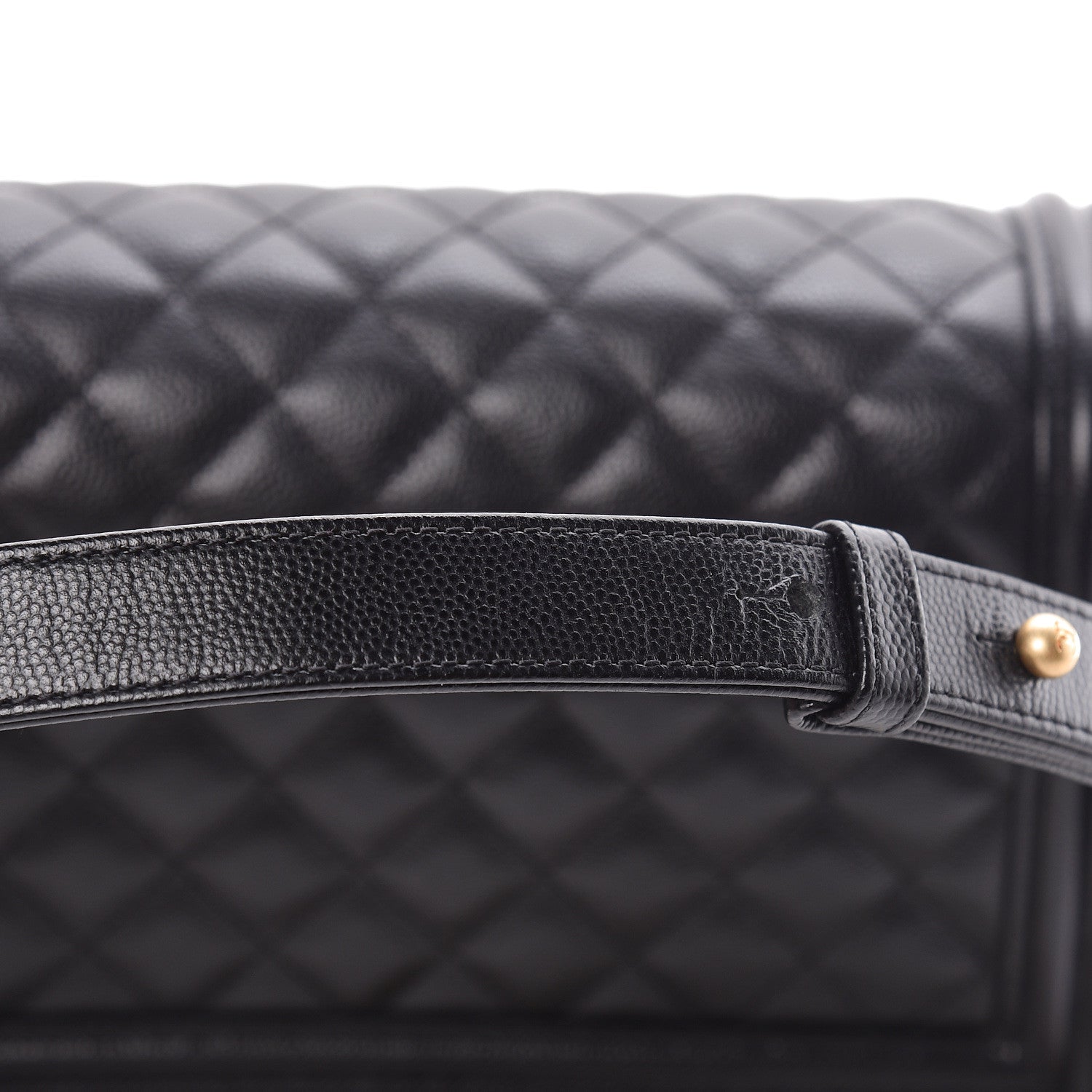 Chanel Caviar Quilted Medium Boy Flap Black 11 of 12