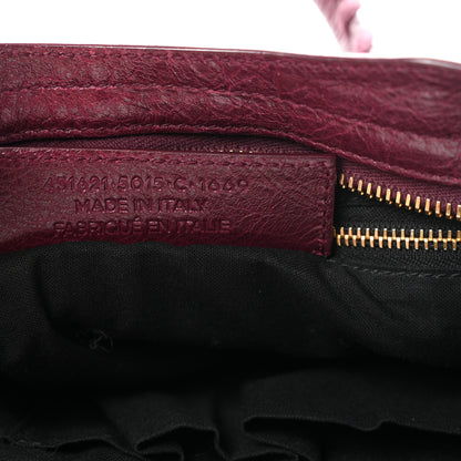 Balenciaga Agneau Classic Gold Hardware S City Violet Prune 8 of 11