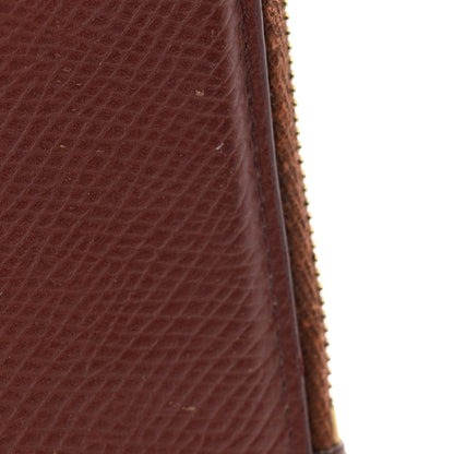 Celine Grained Calfskin Zipped Card Holder Grenat 13 of 15