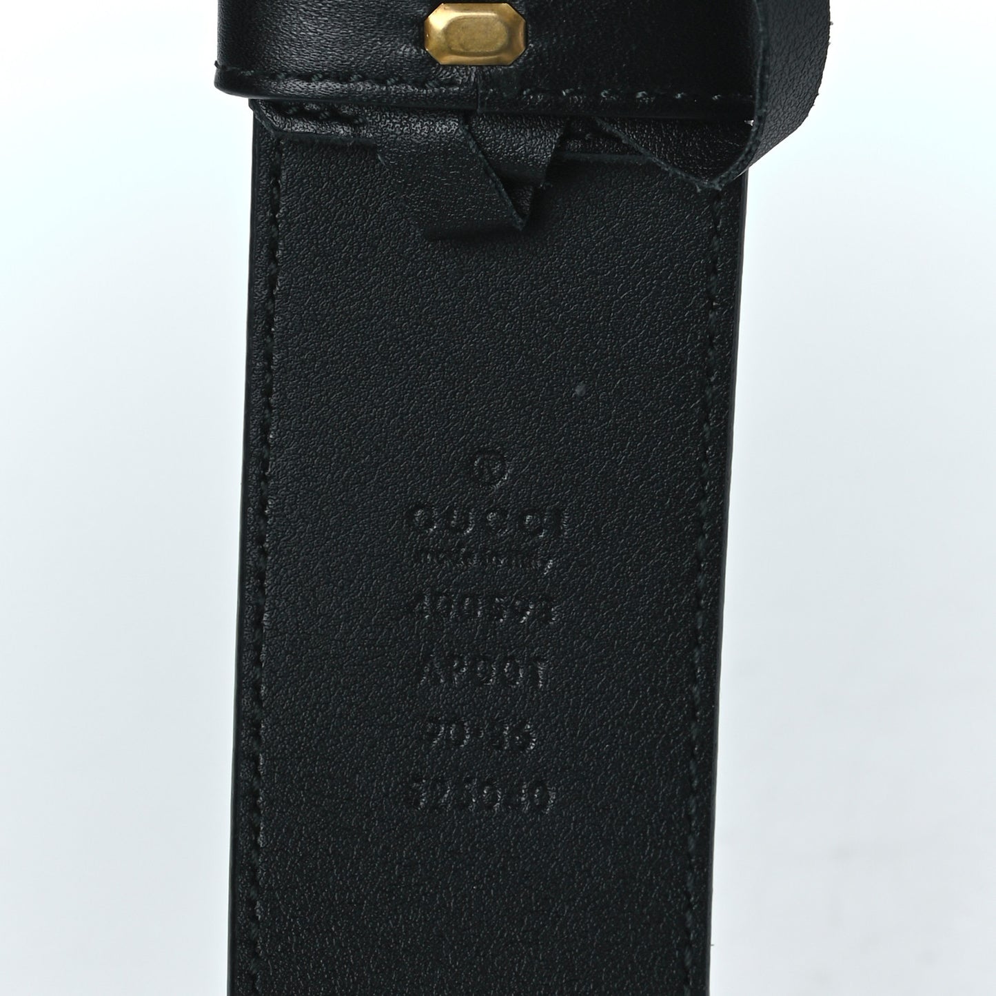 Calfskin Double G 40mm Belt 90 36 Black