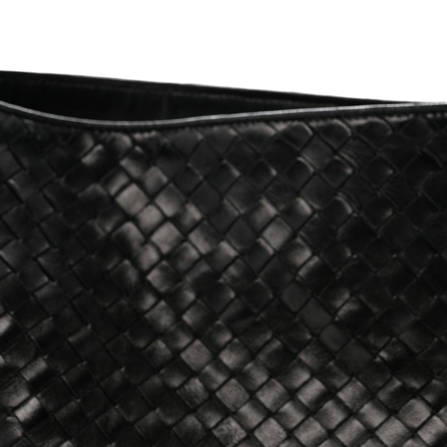 Bottega Veneta Nappa Intrecciato Small Hobo Shoulder Bag Black 7 of 13