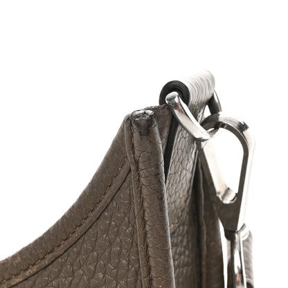 Hermes Taurillon Clemence Evelyne III PM Etain 18 of 19