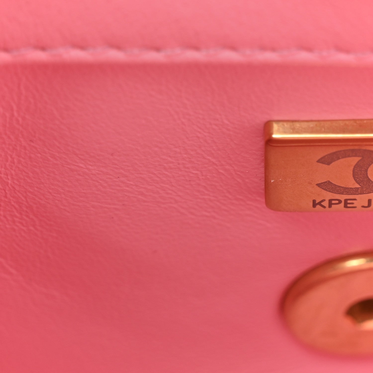 Chanel Lambskin Wenge Quilted Mini Fashion Wood Square Flap Pink 12 of 29