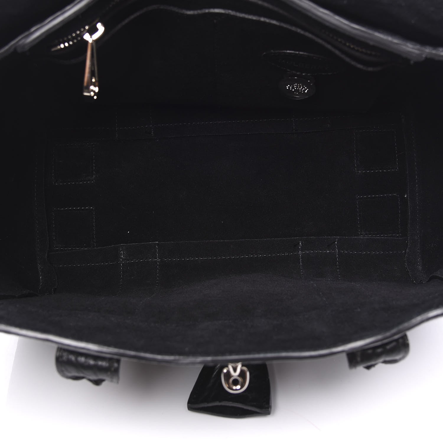 Mulberry Shrunken Calfskin Mini Bayswater Buckle Black 4 of 10