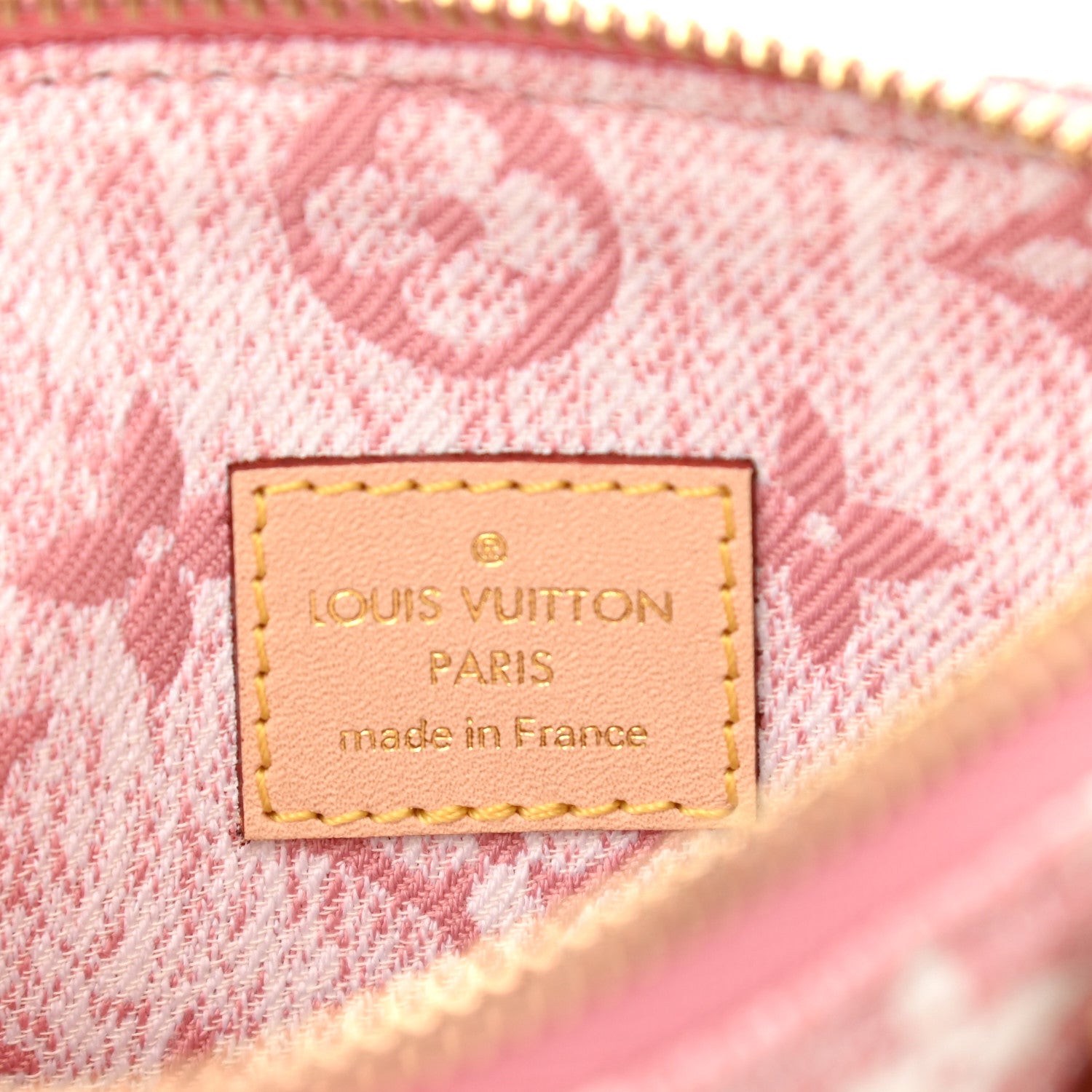 Louis Vuitton Monogram Jacquard Denim Nano Speedy Bandouliere Pink 6 of 9