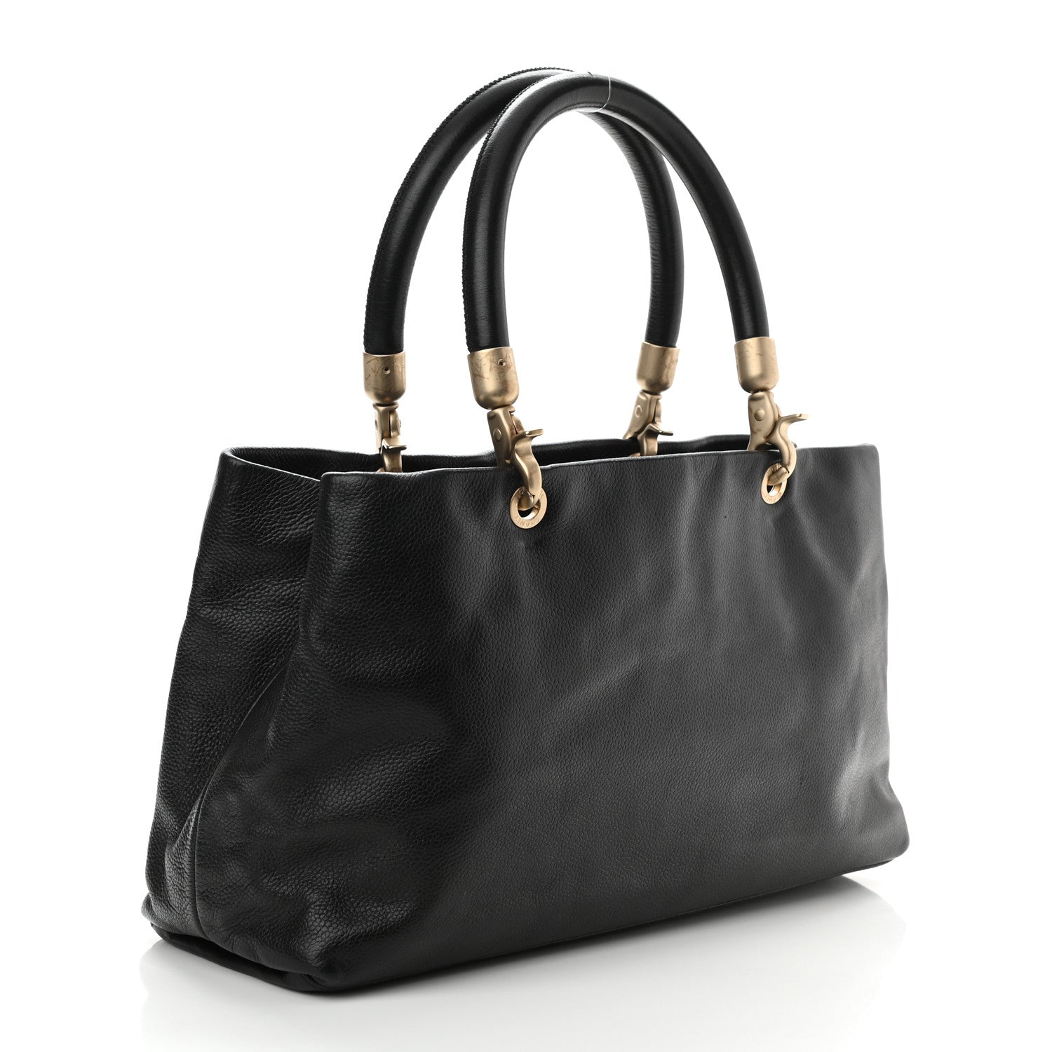 Chanel Caviar CC Timeless Tote Black 2 of 9