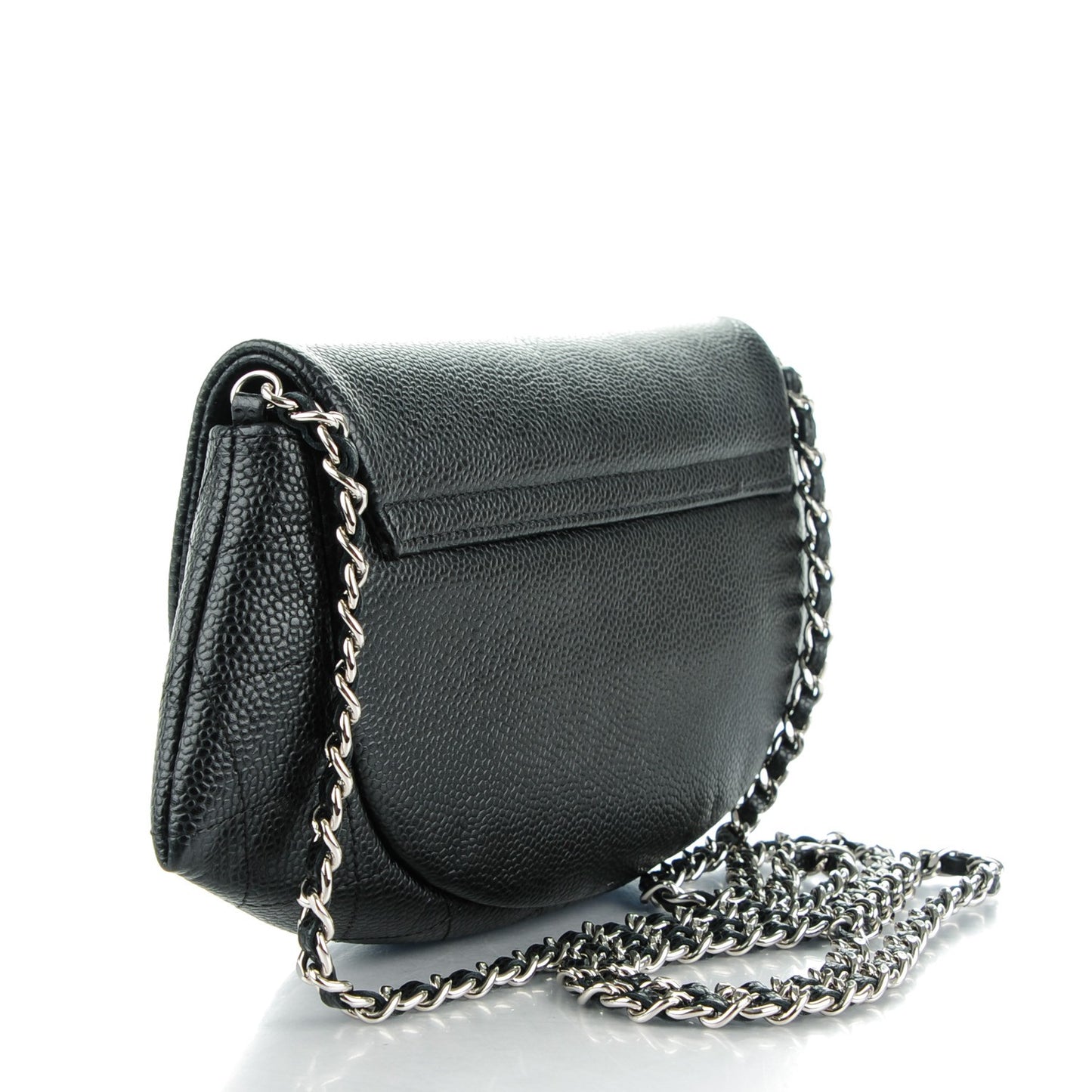 Caviar Half Moon Wallet On Chain WOC Black