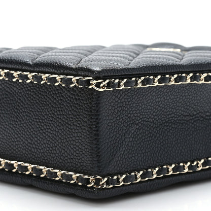 Chanel Caviar Quilted Evening Box Bag Black 8 of 8