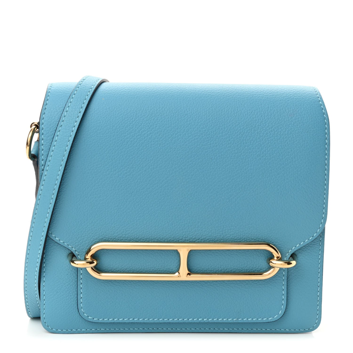 Hermes Evercolor Mini Sac Roulis Bleu Du Nord 1 of 11