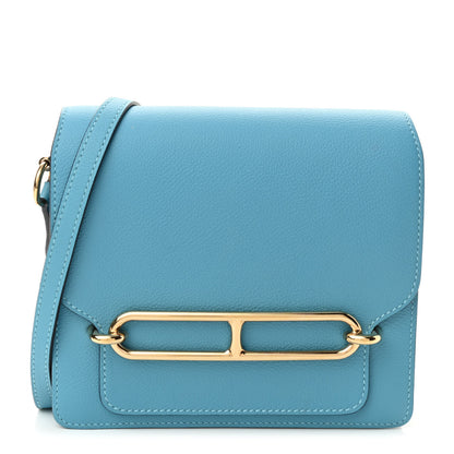 Hermes Evercolor Mini Sac Roulis Bleu Du Nord 1 of 11
