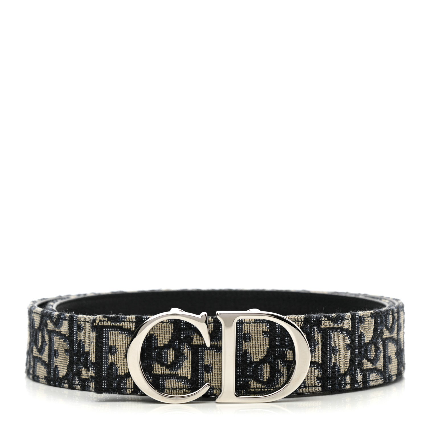 Christian Dior Oblique 35mm Belt 95 Blue Multi 1 of 5