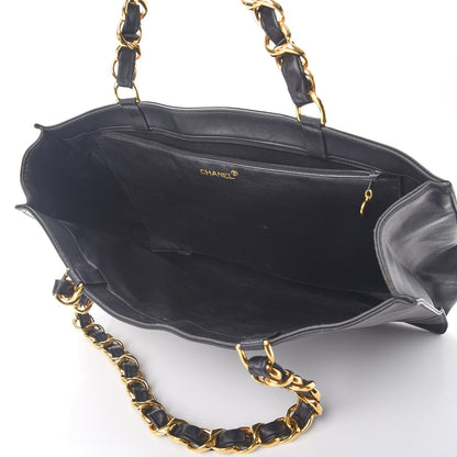 Chanel Lambskin CC Tote Black 5 of 11