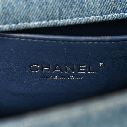 Chanel Denim Quilted Medium Boy Flap Blue 6 of 11