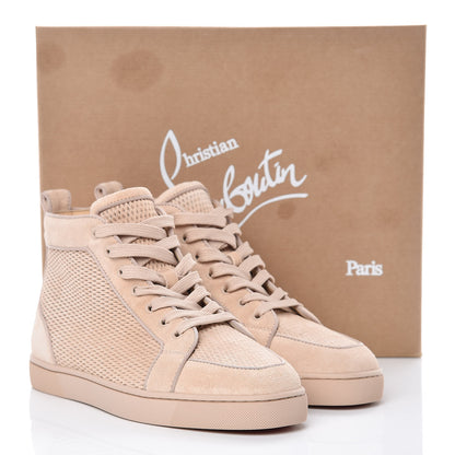 Christian Louboutin Veau Velours Mens AC Louis Flat Sneakers 41 Galet 9 of 9
