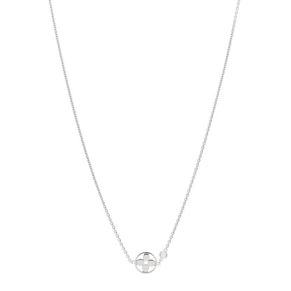 Louis Vuitton 18K White Gold Diamond Idylle Blossom Pendant Necklace 1 of 5