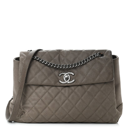 Chanel Iridescent Caviar Medium Lady Pearly Flap Khaki 1 of 18