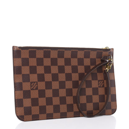 Louis Vuitton Damier Ebene Neverfull MM GM Pochette 3 of 9
