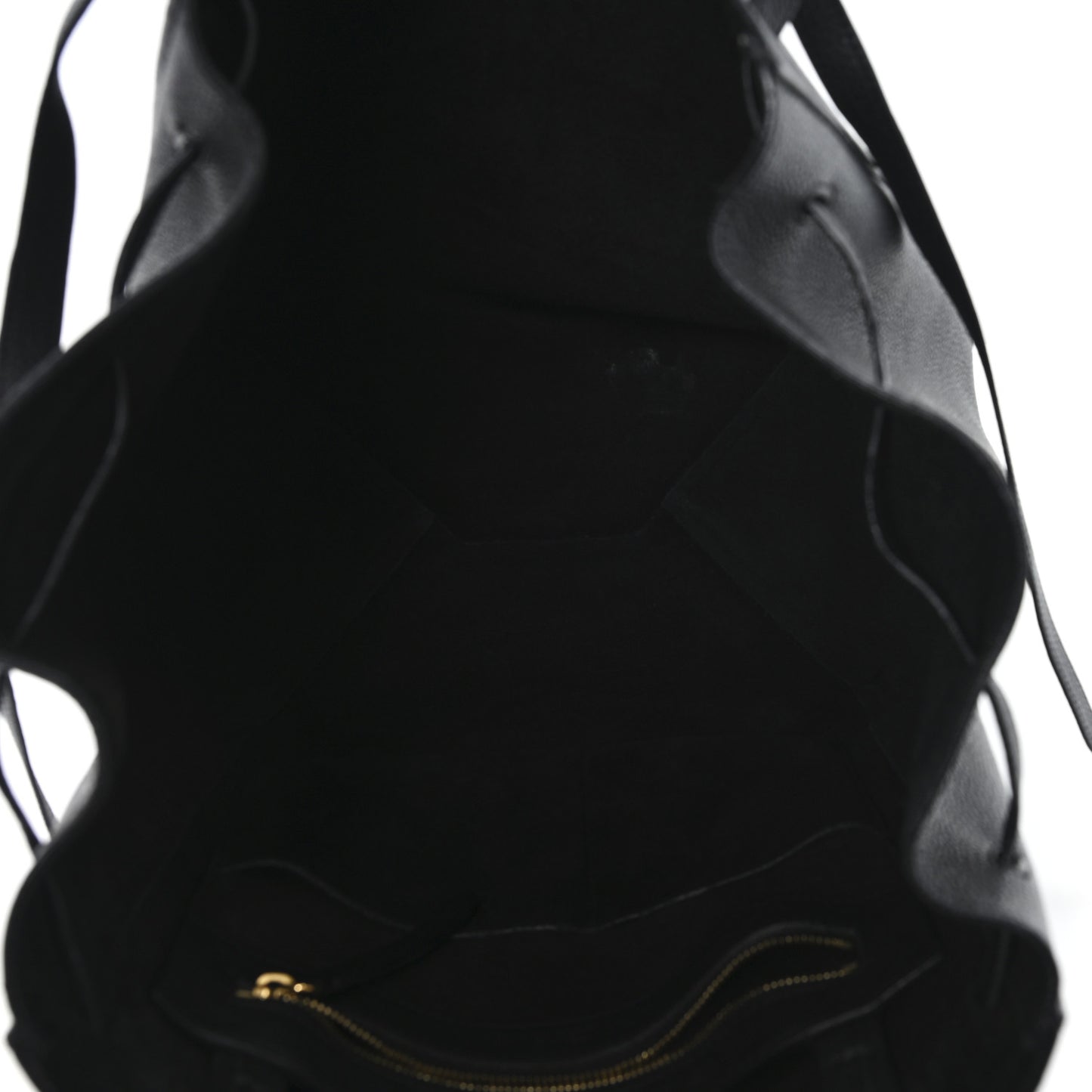 Soft Grained Calfskin Small Belt Cabas Phantom Black