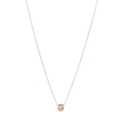Tiffany 18K Rose Gold Atlas Open Pendant Necklace 1 of 6