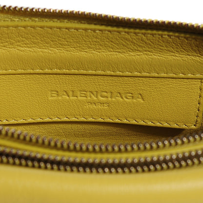 Balenciaga Veau Papier Mini Triple Shoulder Bag Jaune Poussin 6 of 8