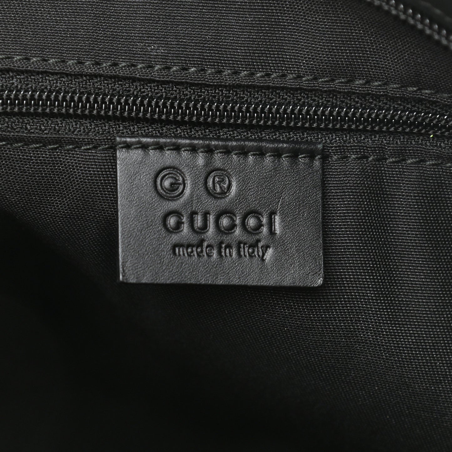GG Monogram Web Flat Messenger Bag Black