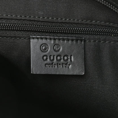 Gucci GG Monogram Web Flat Messenger Bag Black 6 of 10